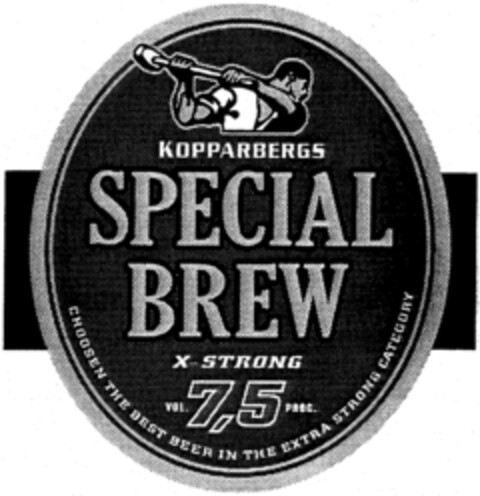 KOPPARBERGS SPECIAL BREW X-STRONG Logo (IGE, 12.05.1998)