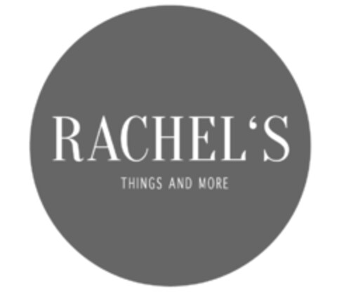 RACHEL'S THINGS AND MORE Logo (IGE, 07/01/2016)