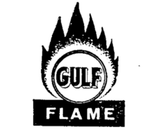 GULF FLAME Logo (IGE, 15.07.1990)