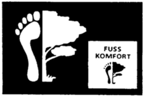 FUSS KOMFORT Logo (IGE, 15.12.1988)