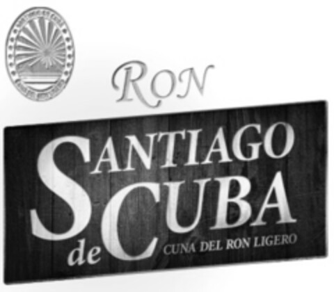 RON SANTIAGO de CUBA CUNA DEL RON LIGERO Logo (IGE, 05/11/2015)