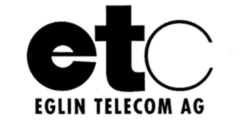 etc EGLIN TELECOM AG Logo (IGE, 24.05.1996)