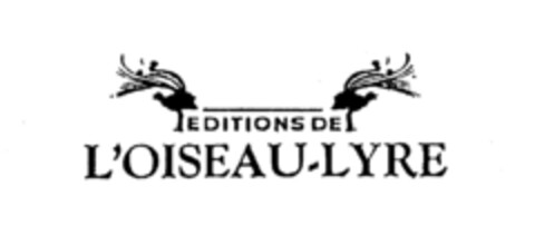 EDITIONS DE L'OISEAU-LYRE Logo (IGE, 16.08.1978)
