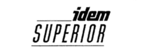 idem SUPERIOR Logo (IGE, 24.07.1986)
