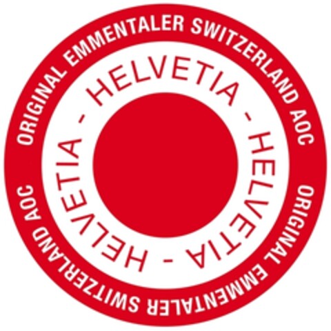 ORIGINAL EMMENTALER SWITZERLAND AOC - HELVETIA Logo (IGE, 12/29/2009)