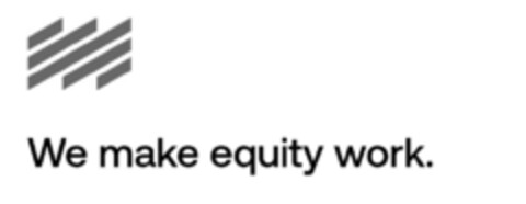 We make equity work. Logo (IGE, 27.11.2023)