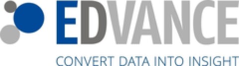 EDVANCE CONVERT DATA INTO INSIGHT Logo (IGE, 18.10.2017)