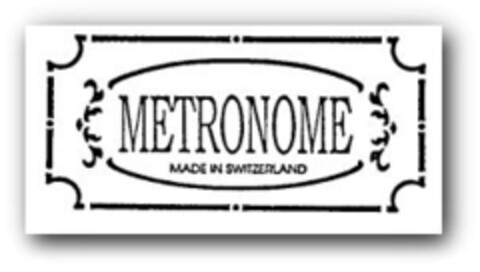 METRONOME MADE IN SWITZERLAND Logo (IGE, 30.12.2012)