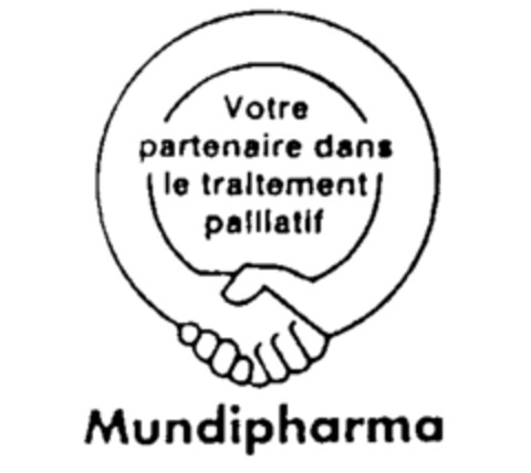 Mundipharma Votre partenaire dans le traitement palliatif Logo (IGE, 04/25/1997)