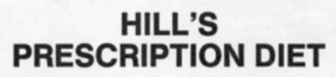 HILL'S PRESCRIPTION DIET Logo (IGE, 31.08.1990)