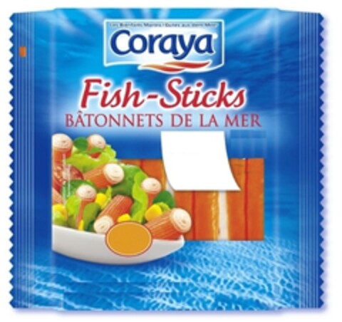 Coraya Fish-Sticks BÂTONNETS DE LA MER Logo (IGE, 02.08.2010)