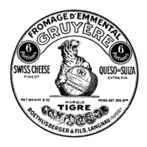 FROMAGE D'EMMENTAL GRUYÈRE Logo (IGE, 29.05.1982)