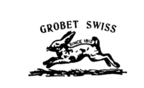 GROBET SWISS SINCE 1812 Logo (IGE, 11/30/1979)