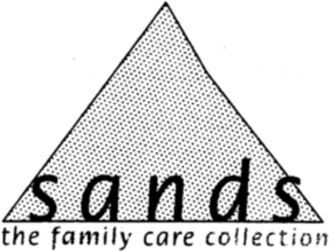 sands the family care collection Logo (IGE, 26.09.1996)