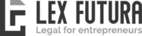 LF LEX FUTURA Legal for entrepreneurs Logo (IGE, 12/21/2023)