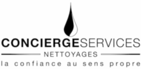 CONCIERGESERVICES NETTOYAGES la confiance au sens propre Logo (IGE, 13.04.2006)