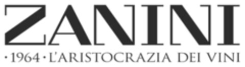 ZANINI 1964 L'ARISTOCRAZIA DEI VINI Logo (IGE, 03.04.2018)