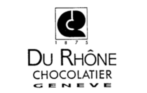 Q 1875 DU RHôNE CHOCOLATIER GENEVE Logo (IGE, 01/26/1989)