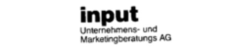 input Unternehmens- und Marketingberatungs AG Logo (IGE, 05.06.1996)