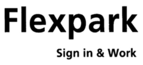 Flexpark Sign in & Work Logo (IGE, 26.06.2002)