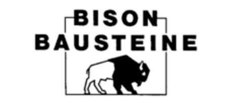 BISON BAUSTEINE Logo (IGE, 15.12.1989)