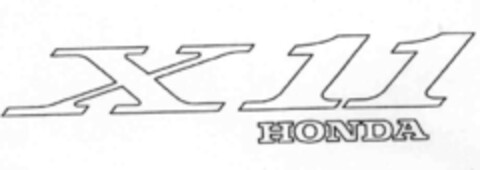 X 11 HONDA Logo (IGE, 14.05.1999)