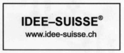 IDEE-SUISSE www.idee-suisse.ch Logo (IGE, 09.05.2000)