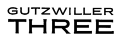 GUTZWILLER THREE Logo (IGE, 06/22/2001)