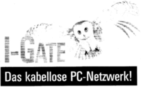 I-GATE Das kabellose PC-Netzwerk! Logo (IGE, 13.08.1999)
