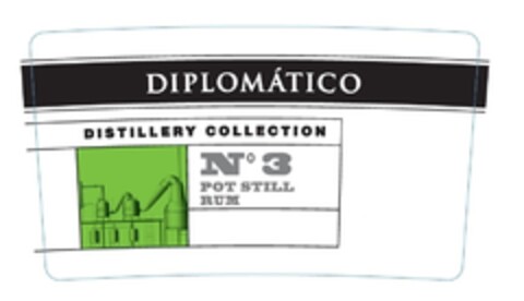 DIPLOMÁTICO DISTILLERY COLLECTION N°3 POT STILL RUM Logo (IGE, 24.07.2019)