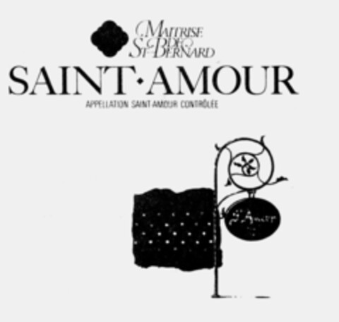 MAITRISE DE ST-BERNARD SAINT-AMOUR Logo (IGE, 01/29/1991)