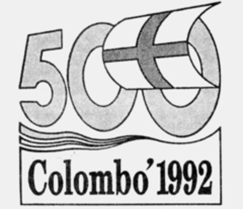 500 Colombo'1992 Logo (IGE, 26.02.1991)