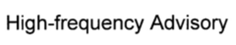 High-frequency Advisory Logo (IGE, 06/14/2005)