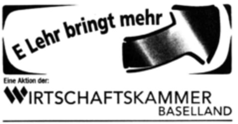 E Lehr bringt mehr WIRTSCHAFTSKAMMER BASELLAND Logo (IGE, 04/25/2002)