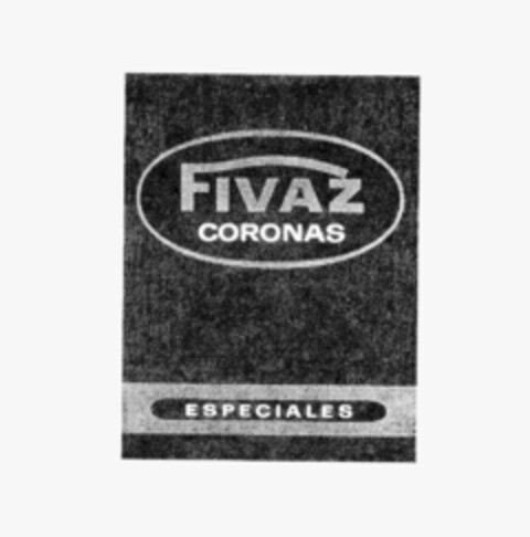 FIVAZ CORONAS ESPECIALES Logo (IGE, 08/06/1985)