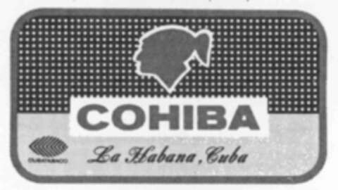 COHIBA, La Habana, Cuba Logo (IGE, 08/29/1988)