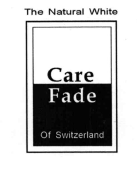 The Natural White Care Fade of Switzerland Logo (IGE, 20.09.1999)