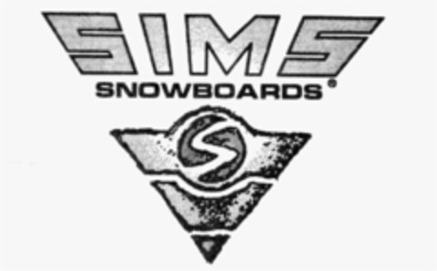 SIMS SNOWBOARDS Logo (IGE, 11.04.1988)