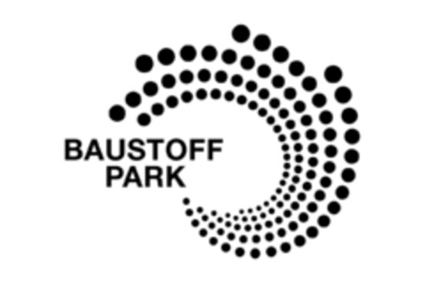 BAUSTOFF PARK Logo (IGE, 11.12.2018)