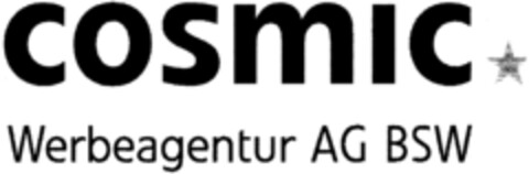 COSMIC Werbeagentur AG BSW Logo (IGE, 19.01.1999)