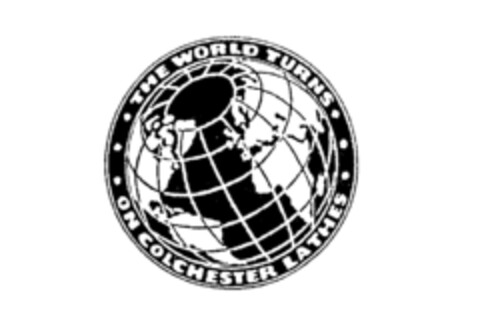 THE WORLD TURNS ON COLCHESTER LATHES Logo (IGE, 09/18/1981)