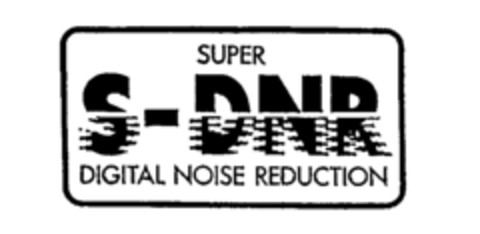 S-DNR SUPER DIGITAL NOISE REDUCTION Logo (IGE, 12/27/1988)