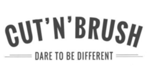 CUT'N'BRUSH DARE TO BE DIFFERENT Logo (IGE, 18.04.2018)