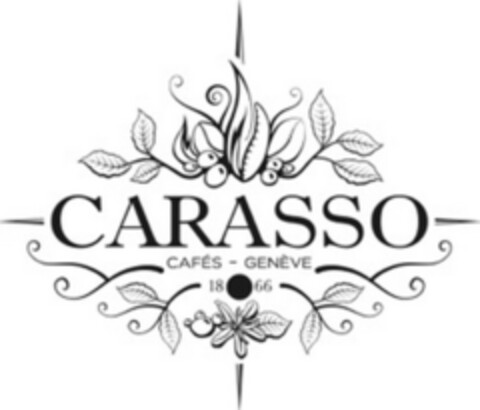 CARASSO CAFÉS GENÈVE 18 66 Logo (IGE, 12/22/2015)