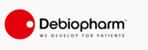 Debiopharm TM WE DEVELOP FOR PATIENTS Logo (IGE, 17.05.2023)