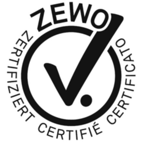 ZEWO ZERTIFIZIERT CERTIFIÉ CERTIFICATO Logo (IGE, 25.11.2008)