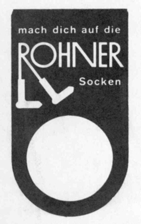 ROHNER mach dich auf die Socken Logo (IGE, 02/07/1975)