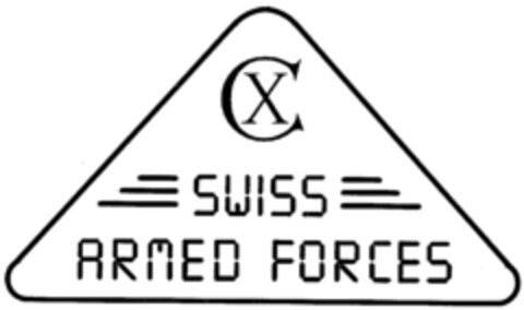 CX SWISS ARMED FORCES Logo (IGE, 22.02.1999)