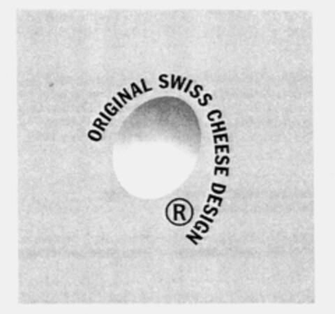 ORIGINAL SWISS CHEESE DESIGN Logo (IGE, 22.02.1995)