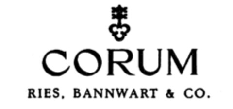 CORUM RIES, BANNWART & CO. Logo (IGE, 27.03.1987)